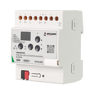 INTELLIGENT ARLIGHT Конвертер KNX-DALI-301-62-DT6/DT8-DIN (230V) (IARL, IP20 Пластик) | Arlight 037726