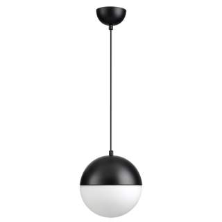 4958/1A PENDANT ODL22 471 черный/металл/белый/стекло Подвес E27 1*40W PINGA | Odeon Light OL4958/1A