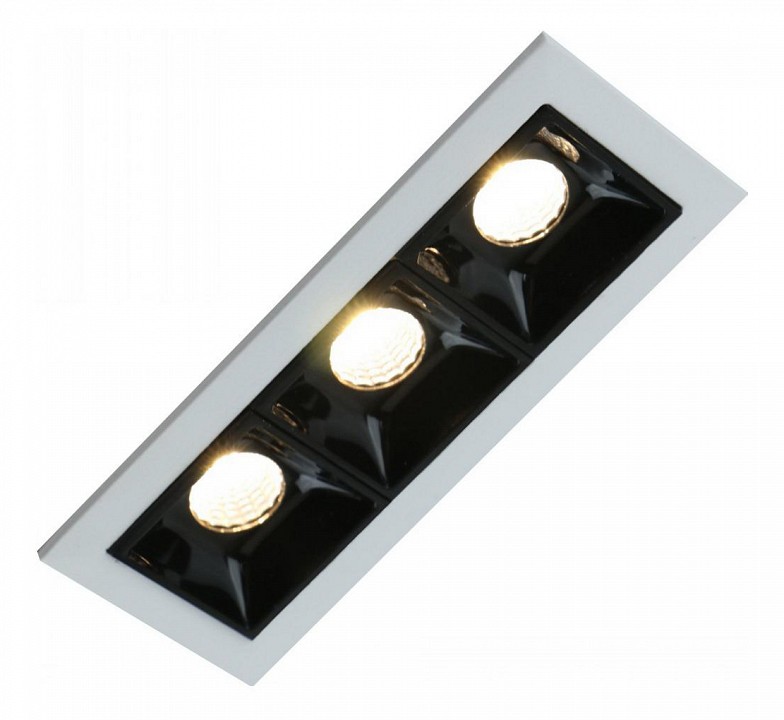 Встраиваемый светильник Arte Lamp Grill A3153PL-3BK | Arte Lamp ARA3153PL_3BK