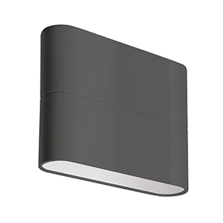 Светильник SP-WALL-FLAT-S110x90-2x3W Warm3000 (GR, 120 deg, 230V) (Arlight, IP54 Металл) | Arlight 032410