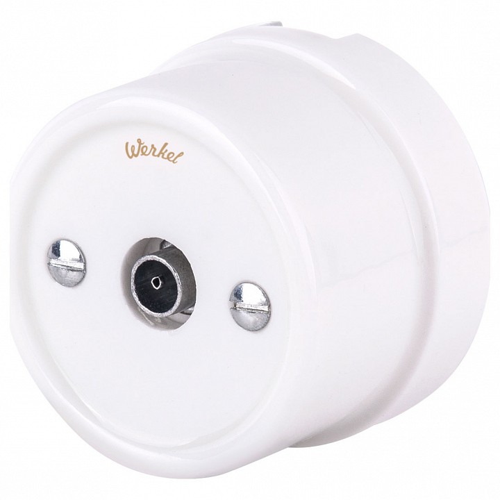 ТВ-розетка без рамки Werkel Retro (белая WL18-02-05 | Werkel WRKa036797