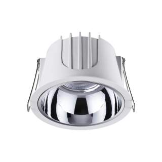 358693 SPOT NT21 462 белый/хром Светильник встраиваемый светодиодный IP20 LED 4000К 20W 100-265V KNOF | Novotech NT358693