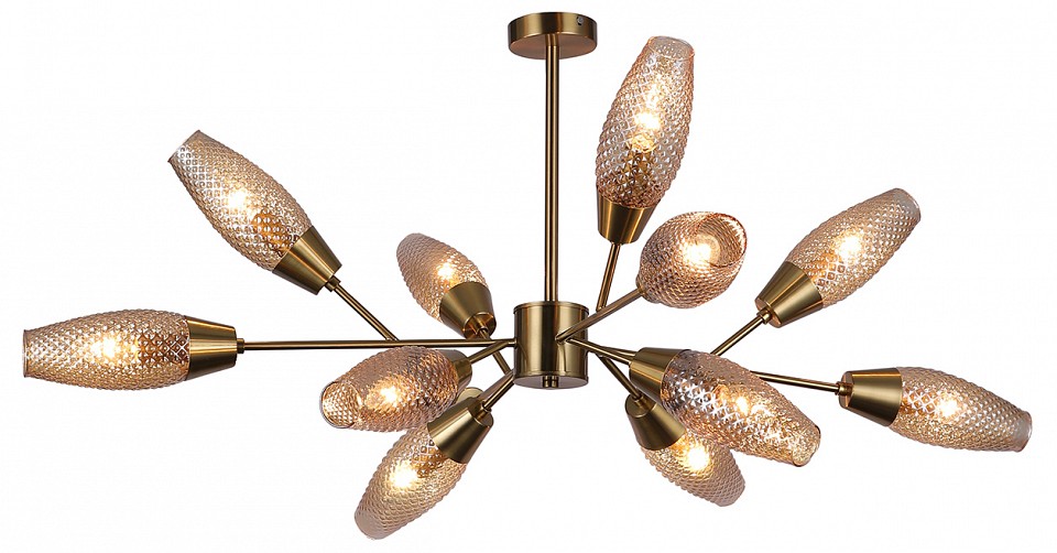 Люстра на штанге Escada Desire 10165/12PL Copper | Escada ESC1016512PLCopper
