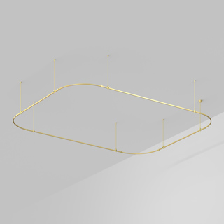 Основание ART-APRIORI-RECTANGLE-SOFT-ROD-800-4500x3500 (GD) (Arlight, IP20 Металл) | Arlight 054517