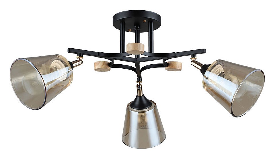 Люстра на штанге Arte Lamp Glassy A5078PL-3BK | Arte Lamp ARA5078PL-3BK