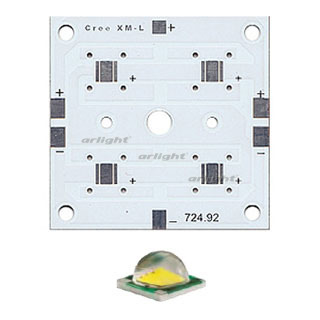 Плата 52x52-4XML CREE (4S, 724-92) (Turlens, -) | Arlight 016086