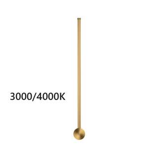 4335/12WGP HIGHTECH ODL23 299 золото Настенный светильник IP20 LED 12W 525Лм 3000K/4000K (перекл. ч/з тумблер на драйвере) FILLINI | Odeon Light OL4335/12WGP