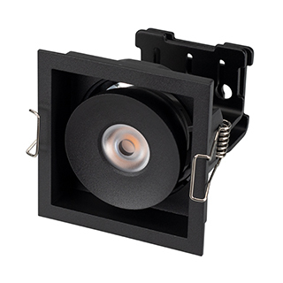 Светильник CL-SNODO-LUM-S80x80-9W Warm3000 (BK, 45 deg) (Arlight, IP20 Металл) | Arlight 039323