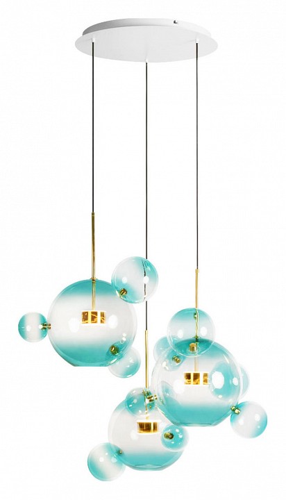 Подвесной светильник Loft it Bolle 2027-D3 Blue | Loft it LF2027-D3Blue
