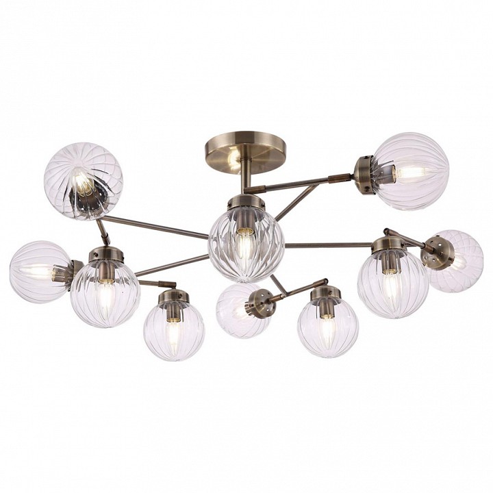 Люстра на штанге Freya Daisy FR5041PL-10BS | Freya MYFR5041PL-10BS