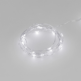 Светодиодная гирлянда ARD-DEW-HOME-2000-CLEAR-20LED-STD White6000 (3V, Battery Pack) (Ardecoled, IP20) | Arlight 048701