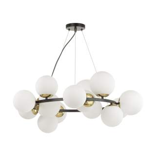 6508/14 MODERNI LN26 170 чёрный, белый, бронза Люстра E14 14*40W 220V MELONA | Lumion LN6508/14