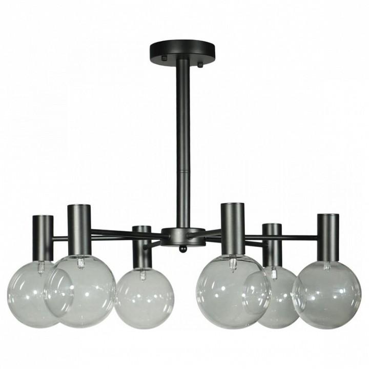 Люстра на штанге Loft it Tiara 10045/6 Black | Loft it LF100456Black
