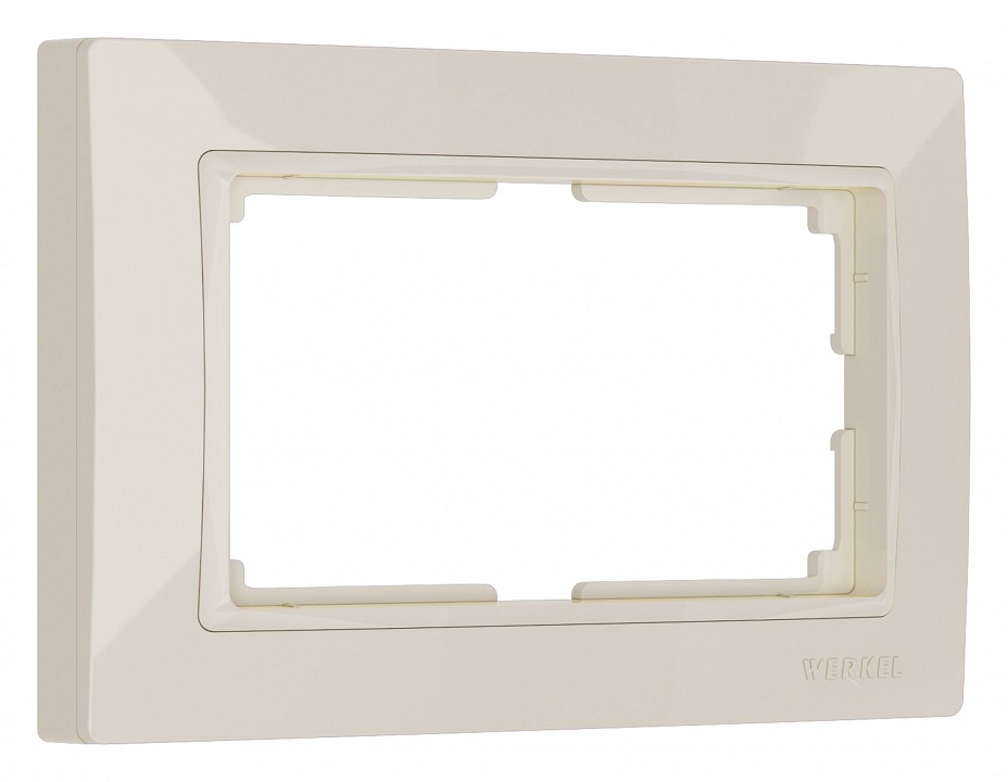 Рамка для двойной розетки Werkel Snabb Basic (слоновая кость) W0082003 | Werkel WRKa051293