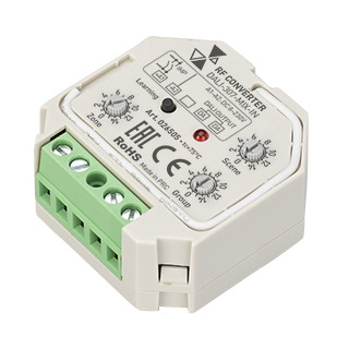 INTELLIGENT ARLIGHT Конвертер RF-сигнала DALI-307-MIX-IN (DALI-BUS, RF, PUSH) (IARL, Пластик) | Arlight 026505