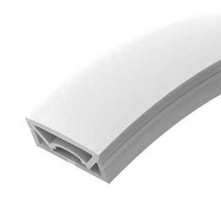 Силиконовый профиль WPH-FLEX-5025-TOP-S23-5m WHITE (Arlight, Силикон) | Arlight 049947