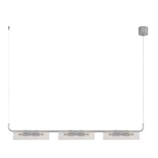 8258/6 SUSPENTIONI LN26 серебро/прозрачный, металл/стекло Подвес G9 6*20W 220V TORONTO | Lumion LN8258/6