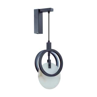 5422/17WL HIGHTECH ODL_EX25 105 черный/металл/алебастр Настенный светильник LED 17W 3000K 986Лм MERCURY | Odeon Light OL5422/17WL