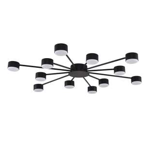8344/12C COMFI черный, металл Люстра GX53 LED 12*7W 220V TORINA | Lumion LN8344/12C