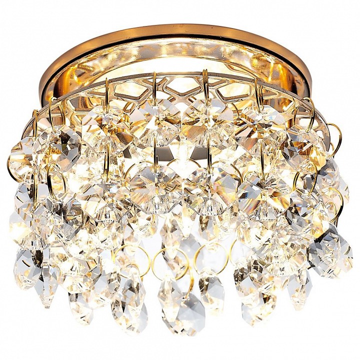 Встраиваемый светильник Ambrella Crystal K3221 K3221 CL/G | Ambrella AMBRK3221CLG