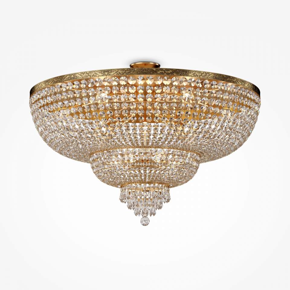 Люстра на штанге Maytoni Palace DIA890-CL-18-G | Maytoni MYDIA890_CL_18_G