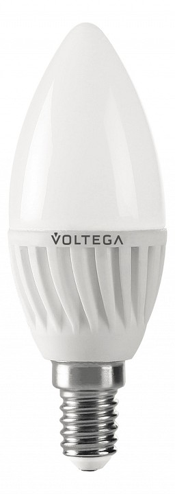 Лампа светодиодная Voltega  E14 6.5Вт 4000K VG1-C2E14cold6W | Voltega VG1-C2E14cold6W
