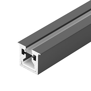 Профиль с экраном SL-MINI-3-H10-F12-2000 IRON GREY (Arlight, Алюминий+пластик) | Arlight 055322