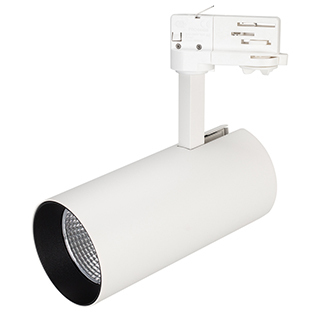 Светильник SP-POLO-TRACK-LEG-R85-15W Day4000 (WH-BK, 40 deg) (Arlight, IP20 Металл) | Arlight 027449