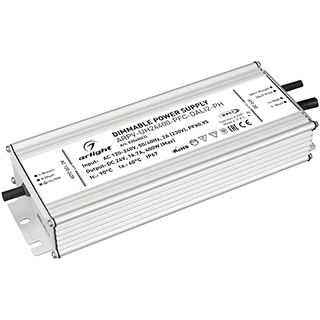 Блок питания ARPV-UH24400-PFC-DALI2-PH (24V, 16.7A, 400W) (Arlight, IP67 Металл, 7 лет) | Arlight 025655(2)