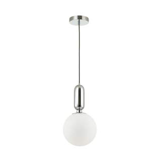 4670/1 PENDANT ODL20 347 хром/белый Подвес E27 1*40W (тип лампы СВЕЧА) 220V OKIA | Odeon Light OL4670/1