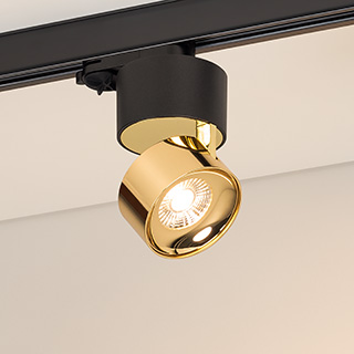 Светильник SP-PLURIO-TRACK-4TR-R77-9W Warm3000 (BK-BRS, 36 deg, 230V) (Arlight, IP20 Металл) | Arlight 038121