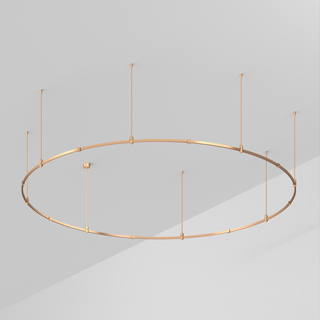 Основание ART-APRIORI-ROUND-ROD-800-R3000 (GD) (Arlight, IP20 Металл) | Arlight 048486