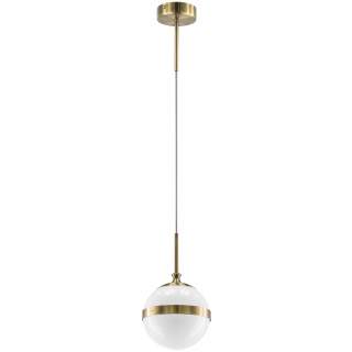 813111 (MD1803-1EB) Подвес GLOBO 1х40W  E14 electroplating bronze/white (в комплекте) | Lightstar LS813111