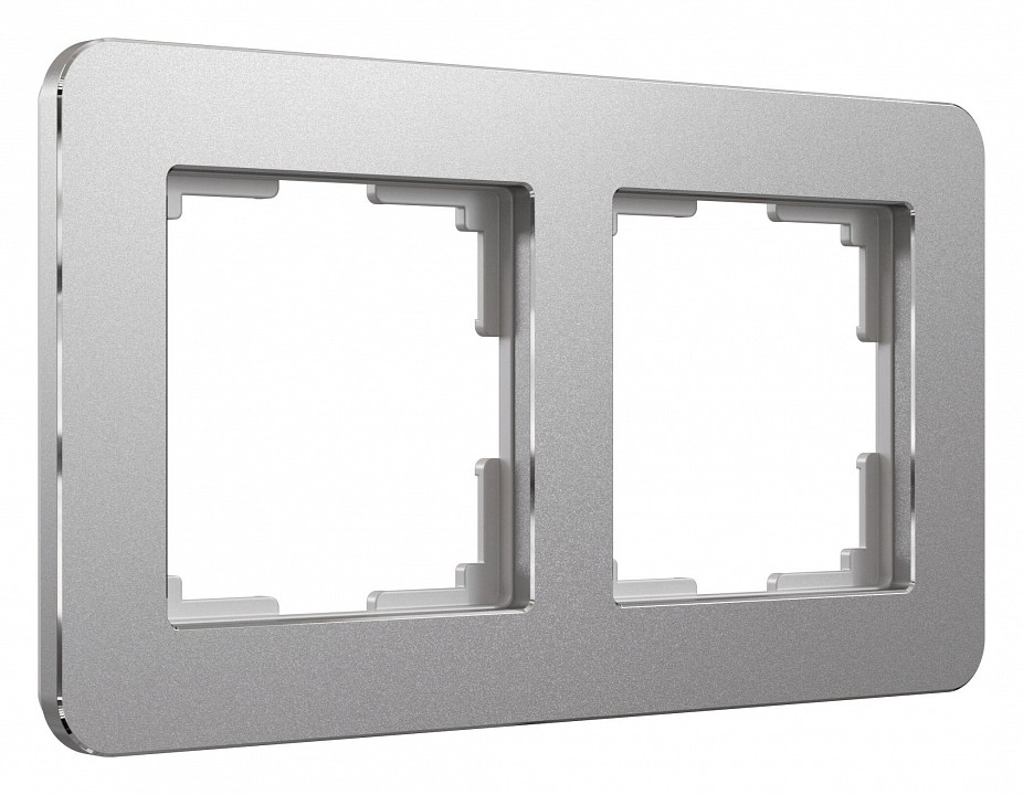 Рамка на 2 поста Werkel Platinum (алюминий) W0022606 | Werkel WRKa059212