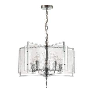 4888/5 MODERN ODL_EX22 93 хром/прозрачный/стекло Люстра E27 5*60W ELEGANTE | Odeon Light OL4888/5