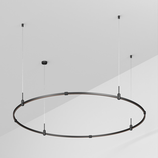 Основание ART-APRIORI-ROUND-HANG-R1500 (BK) (Arlight, IP20 Металл) | Arlight 048491