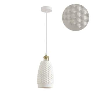 8350/1B SUSPENTIONI белый, металл/керамика Подвес E27 60W 220V CANESTRA | Lumion LN8350/1B