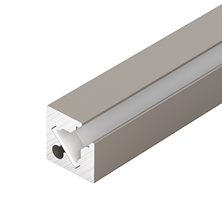 Профиль c экраном SL-KANT-H10-SQUARE-2000 CHAMPAGNE GOLD (Arlight, Алюминий+пластик) | Arlight 055320