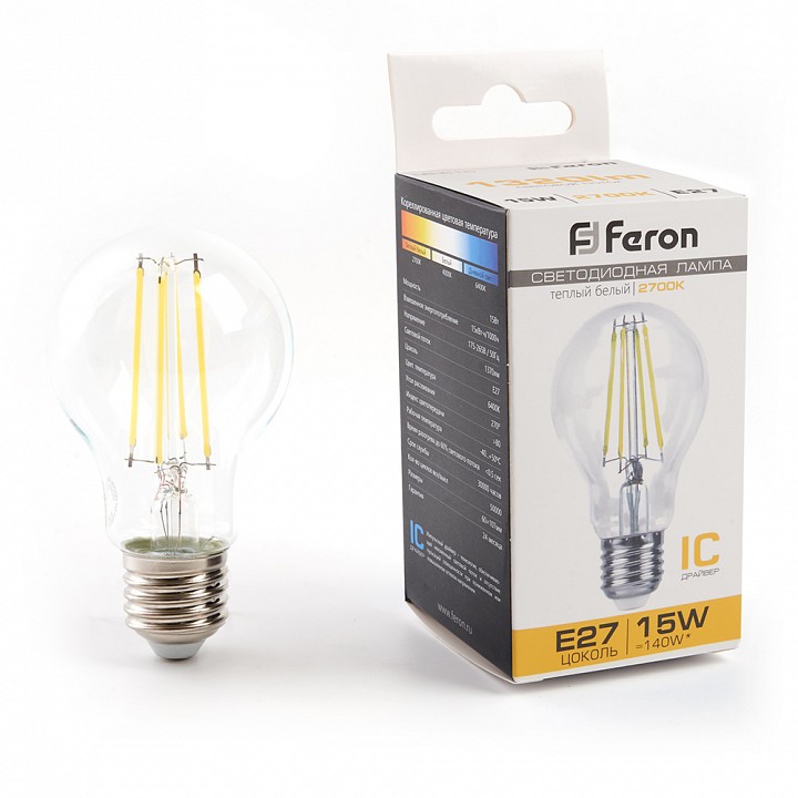 Лампа светодиодная Feron LB-615 E27 15Вт 2700K 38241 | Feron FE38241