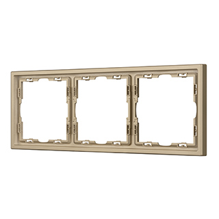 Рамка пластиковая FRM-NOBE-SFPL-3-GD (Arlight, -) | Arlight 054221