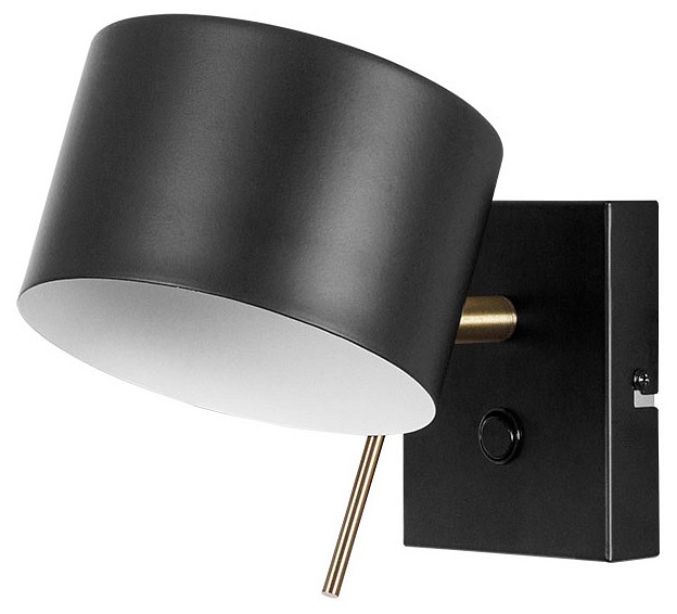 Бра Arte Lamp Sebastian A7051AP-1BK | Arte Lamp ARA7051AP-1BK