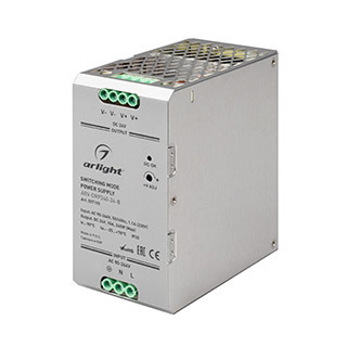 Блок питания ARV-DRP240-24-B (24V, 10A, 240W, PFC) (Arlight, IP20 Металл) | Arlight 037155