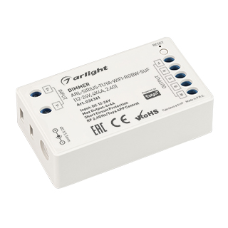 Диммер ARL-SIRIUS-TUYA-WIFI-RGBW-SUF (12-24V, 4x4A, 2.4G) (Arlight, IP20 Пластик) | Arlight 036361