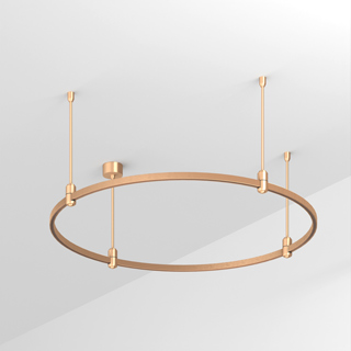 Основание ART-APRIORI-ROUND-ROD-400-R1000 (GD) (Arlight, IP20 Металл) | Arlight 048482