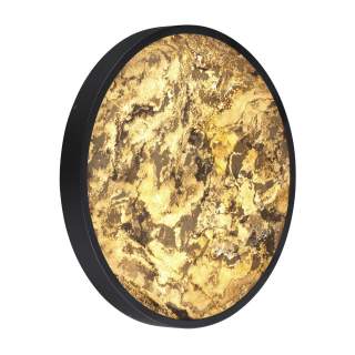 5064/40L L-VISION ODL24 531 черн./серо-беж./металл/натур.камень/акрил Настенный светильник с переключ.цветов.темпер. LED 40W 3000К/4000K/6000K BERGI | Odeon Light OL5064/40L