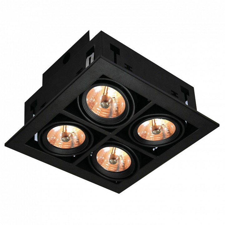 Встраиваемый светильник Arte Lamp Cardani A5930PL-4BK | Arte Lamp ARA5930PL_4BK
