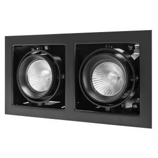 214028 Светильник CARDANO 16Х2 MR16/HP16 ЧЕРНЫЙ (в комплекте) | Lightstar LS214028