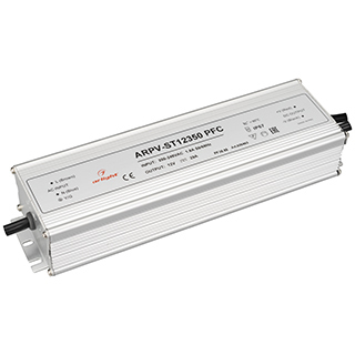 Блок питания ARPV-ST12350 PFC (12V, 29.0A, 350W) (Arlight, IP67 Металл) | Arlight 026463