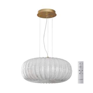 7720/48L PIKO LED SN 031 Светильник металл/стекло/прозрачный/золотой LED 48Вт 3000-6500K D500 IP20 пульт ДУ ANGELO | Sonex SN7720/48L