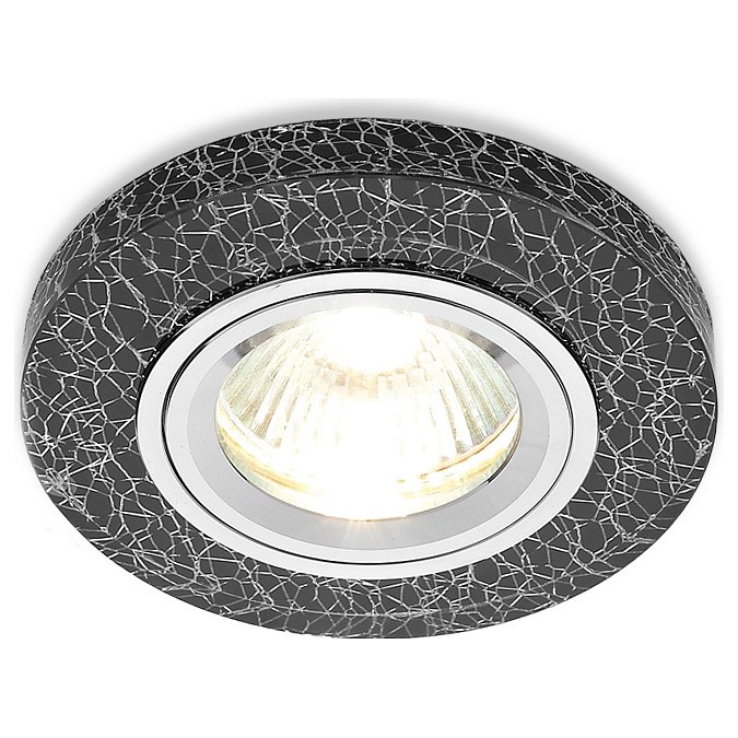 Встраиваемый светильник Ambrella Crystal 24 D0226 BK/CH | Ambrella AMBRD0226BKCH